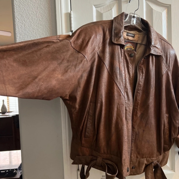 80’s vintage leather Adventure Bound